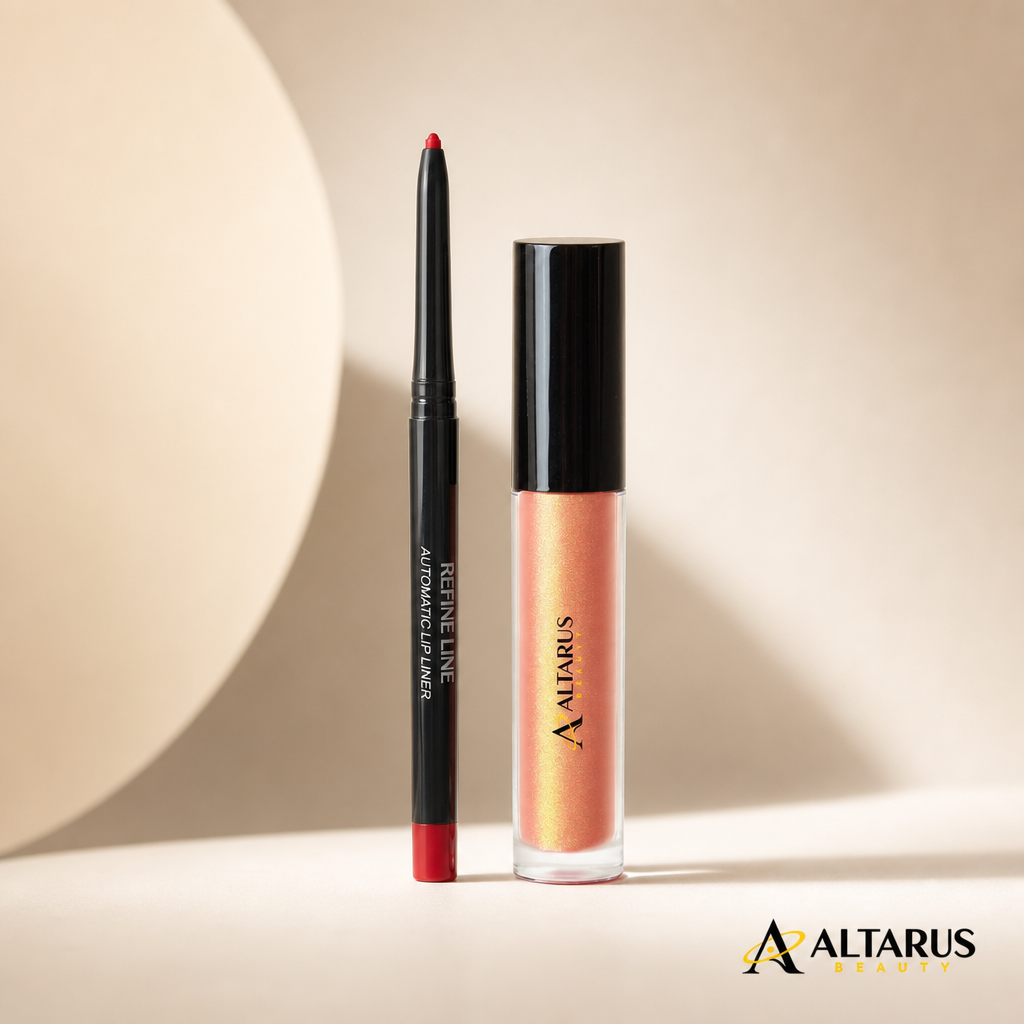 Lip Combo Kit by Altarus Beauty with brand logo
